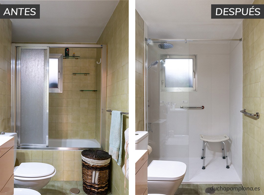 reforma bañera alicatado hasta el techo